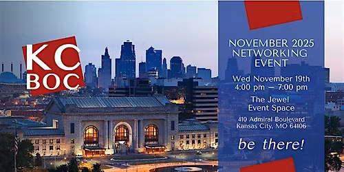KCBOC Social & Networking Event November 2025