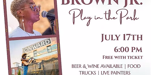 Jonathan Paige Brown Jr. Live in the Art Park