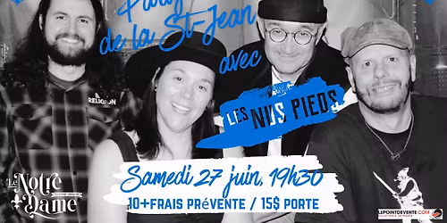 Party de la St-Jean avec Les Nus Pieds