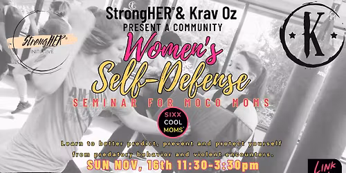SIXX COOL MOMS\u00ae-MOCO Women's Self-defense Seminar