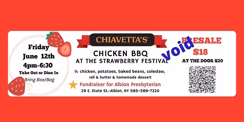 Annual Chicken BBQ at the Strawberry Festival