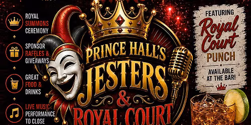 Prince Hall\u2019s Jesters & Royal Court July 25