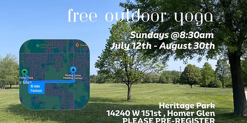 Free Outdoor Yoga - From Our Hearts To Yours