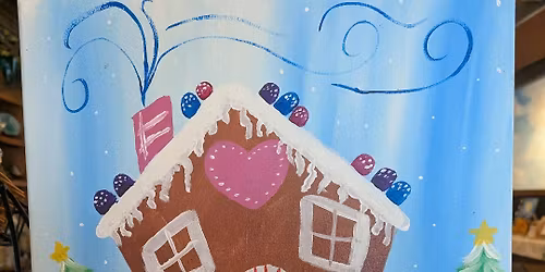 Gingerbread House Canvas Class