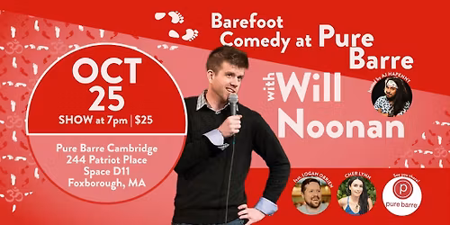 Barefoot Comedy at Pure Barre Foxboro