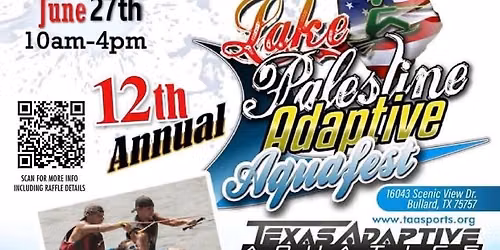12th Annual Lake Palestine Adaptive AQUAFEST!