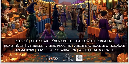 Halloween march\u00e9 nocturne Abbaye d'\u00c9curey