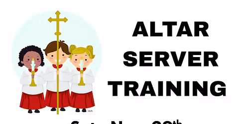 ALTAR SERVER TRAINING