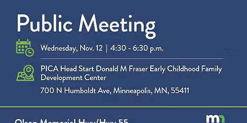 Public meeting: Olson Memorial Highway\/Highway 55