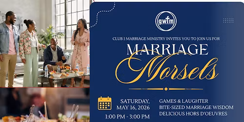 Marriage Morsels | Club 1 Marriage Event