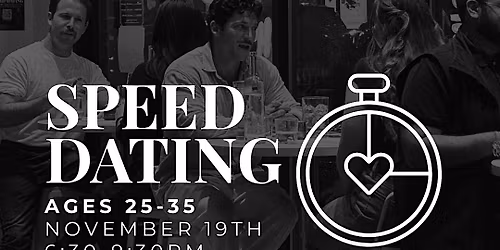 Social Hour: Speed Dating Ages 25-35