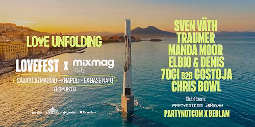 Lovefest x Mixmag Italy at Ex Base Nato w\/ Sven V\u00e4th, Traumer, Manda Moor