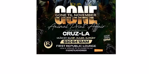 GONE TIL NOVEMBER ANIMAL PRINT