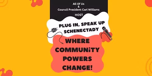 Plug In, Speak Up Schenectady