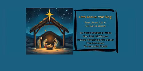 Voice Vespers: "For Unto Us A Child Is Born"