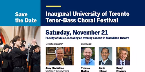 University of Toronto Tenor-Bass Choral Festival