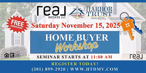 November 15, 2025 Home Buyer Seminar