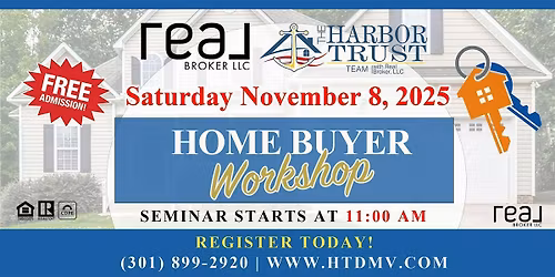 November  8, 2025 Home Buyer Seminar