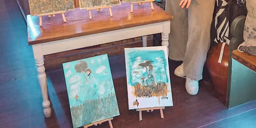 Paint & Pour Night \u2013 Wine, Canvas & Laughter @ The Rose & Crown