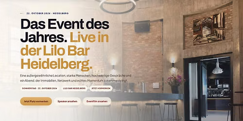 IMMOBILIEN REVOLUTION meets Lilo Bar & Restaurant