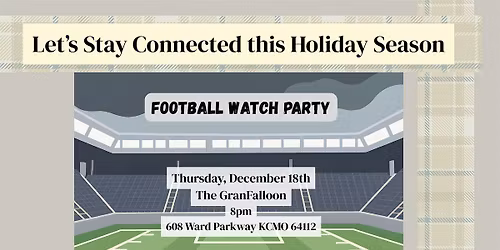 Football Watch Party (Seahawks vs Rams)