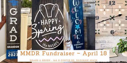 Board and Brush Fundraiser for Mitten Mutts Dog Rescue