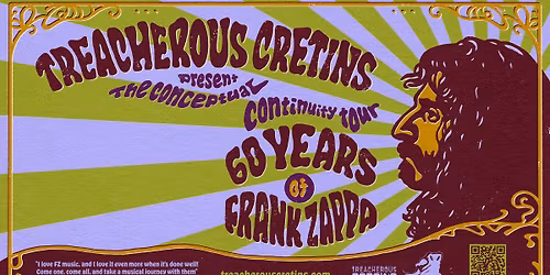TREACHEROUS CRETINS -60 YEARS OF ZAPPA \/\/ CARDIFF