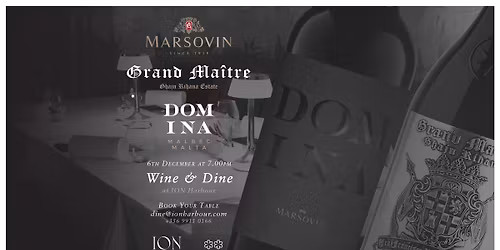 Marsovin Wine & Dine at ION Harbour