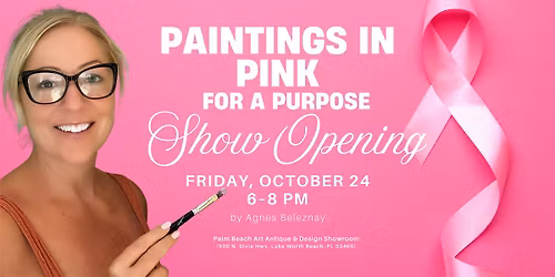 Paintings in Pink for Purpose