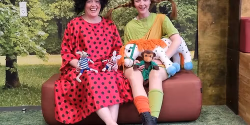 Fort\u00e6llinger med Pippi og Cirkeline p\u00e5 Odense Hovedbibliotek