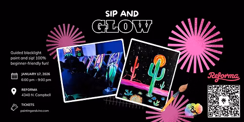 \u2018Desert Glow\u2019 Blacklight Party