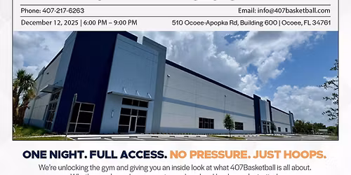 407 Basketball Open House