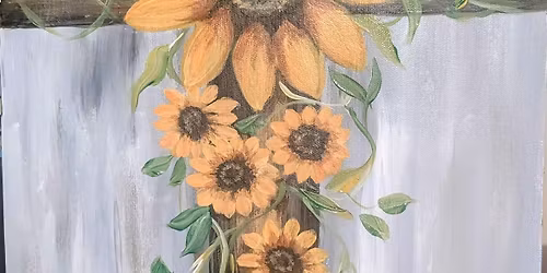 PAINT & SIP -Holy Sunflowers