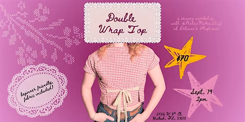 Double Wrap Top Sewing Workshop