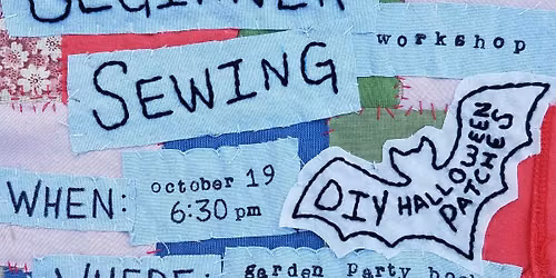 Beginner Sewing Workshop: DIY Halloween Patches