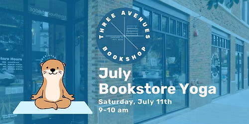 BYOMat Bookstore Yoga for July