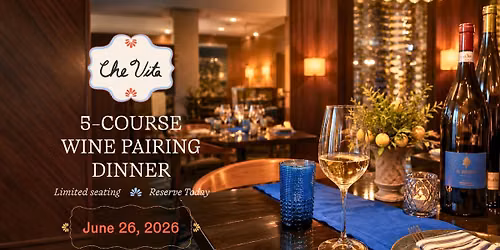 5-Course Wine Pairing Dinner