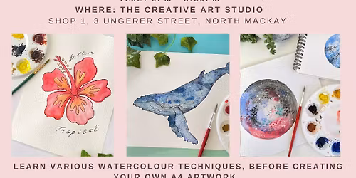 Sat 21 March \/ Watercolour Paint Night