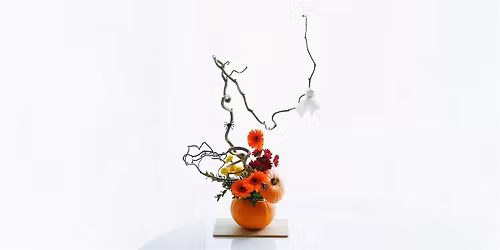Ikebana Workshop: Pumpkin Ikebana works for Autumn 2 (Liverpool)