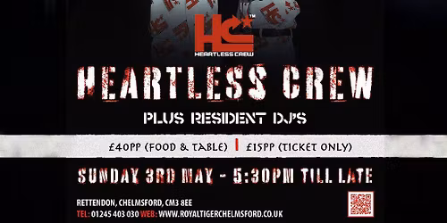 Garage Vibes Ft Heartless Crew @ The Royal Tiger