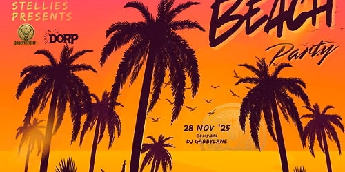 DORP BEACH PARTY at Dorp.Bar Stellenbosch