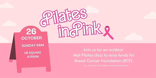 Pilates in Pink: Mat Pilates for Breast Cancer Awareness