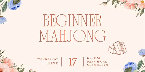 Beginner Mahjong Night