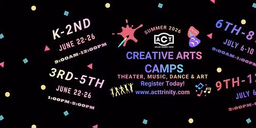 Creative Arts Camp! Summer 2026