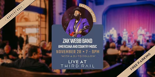 Zak Webb Band | LIVE in Third Rail