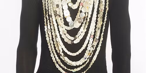 Button Necklaces with artist Beau McCall