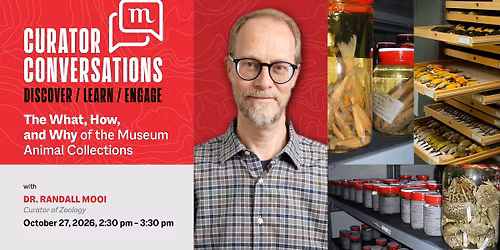 Curator Conversations \u2013 The What, How, and Why of the Museum Animal Collections