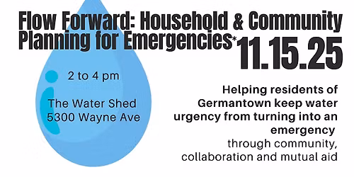 Flow Forward: Household & Community Planning for Emergencies