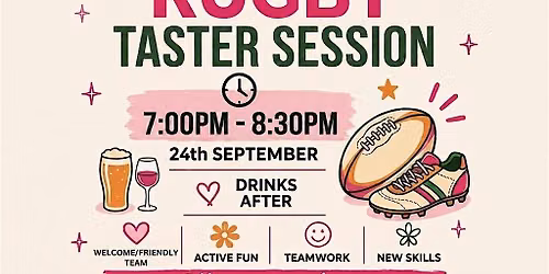 Rugby Taster Session- LADIES ONLY