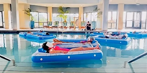 Golden Hour Floating Sound Bowl Meditation - Indoor Pool